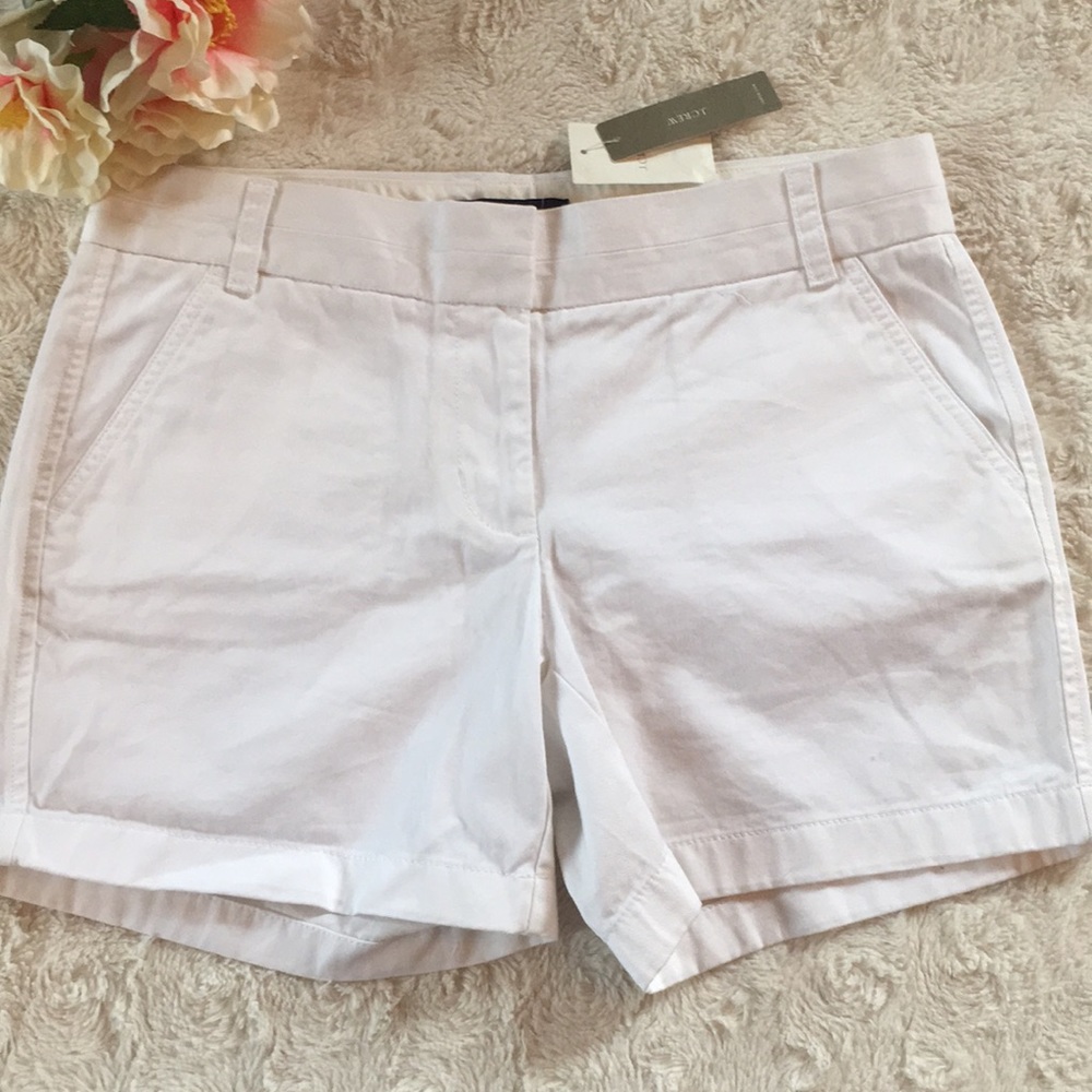 NWT J. Crew Chino White size 4